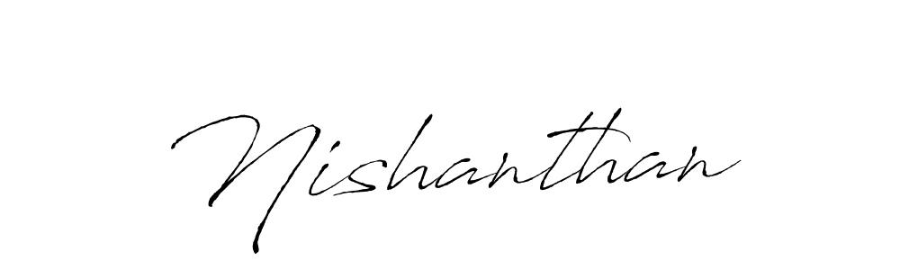 Make a beautiful signature design for name Nishanthan. Use this online signature maker to create a handwritten signature for free. Nishanthan signature style 6 images and pictures png