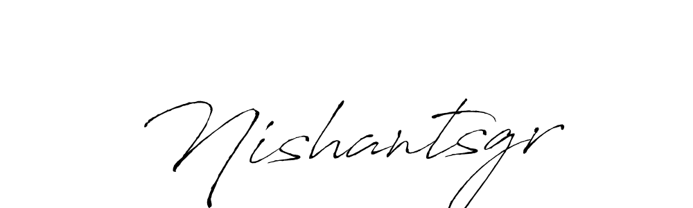 It looks lik you need a new signature style for name Nishantsgr. Design unique handwritten (Antro_Vectra) signature with our free signature maker in just a few clicks. Nishantsgr signature style 6 images and pictures png