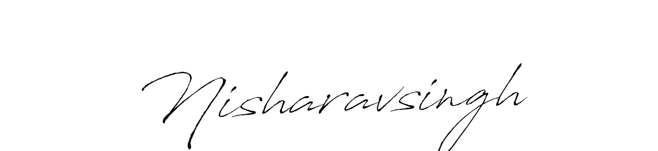 Make a beautiful signature design for name Nisharavsingh. With this signature (Antro_Vectra) style, you can create a handwritten signature for free. Nisharavsingh signature style 6 images and pictures png