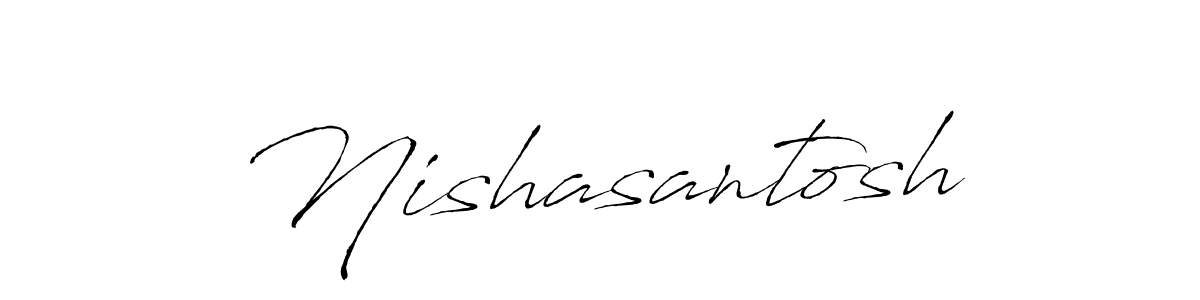 How to make Nishasantosh name signature. Use Antro_Vectra style for creating short signs online. This is the latest handwritten sign. Nishasantosh signature style 6 images and pictures png