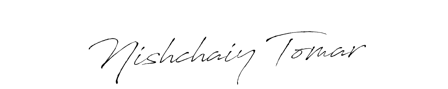 You can use this online signature creator to create a handwritten signature for the name Nishchaiy Tomar. This is the best online autograph maker. Nishchaiy Tomar signature style 6 images and pictures png