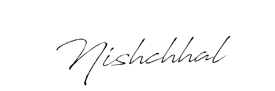 Create a beautiful signature design for name Nishchhal. With this signature (Antro_Vectra) fonts, you can make a handwritten signature for free. Nishchhal signature style 6 images and pictures png