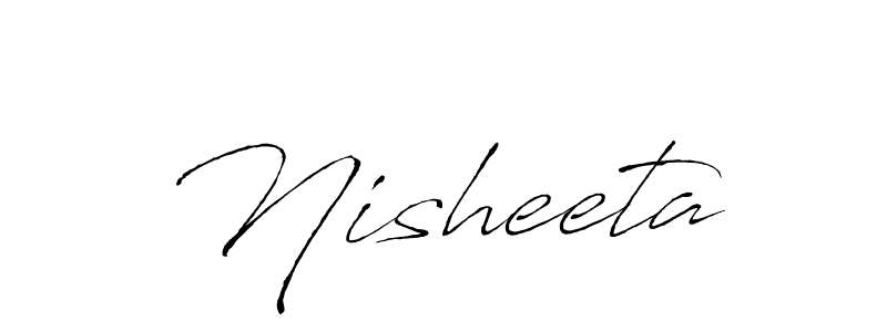 Use a signature maker to create a handwritten signature online. With this signature software, you can design (Antro_Vectra) your own signature for name Nisheeta. Nisheeta signature style 6 images and pictures png