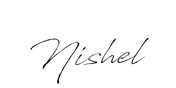 Nishel stylish signature style. Best Handwritten Sign (Antro_Vectra) for my name. Handwritten Signature Collection Ideas for my name Nishel. Nishel signature style 6 images and pictures png