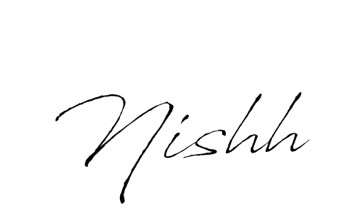 Antro_Vectra is a professional signature style that is perfect for those who want to add a touch of class to their signature. It is also a great choice for those who want to make their signature more unique. Get Nishh name to fancy signature for free. Nishh signature style 6 images and pictures png