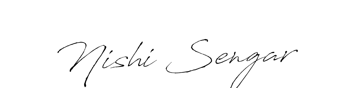 You can use this online signature creator to create a handwritten signature for the name Nishi Sengar. This is the best online autograph maker. Nishi Sengar signature style 6 images and pictures png