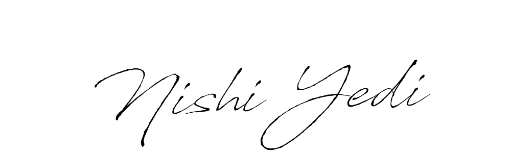 This is the best signature style for the Nishi Yedi name. Also you like these signature font (Antro_Vectra). Mix name signature. Nishi Yedi signature style 6 images and pictures png