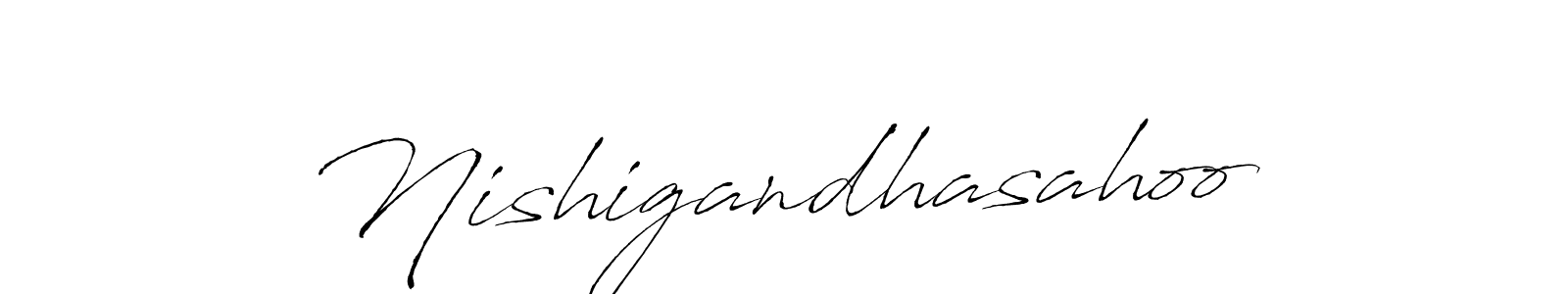 Create a beautiful signature design for name Nishigandhasahoo. With this signature (Antro_Vectra) fonts, you can make a handwritten signature for free. Nishigandhasahoo signature style 6 images and pictures png