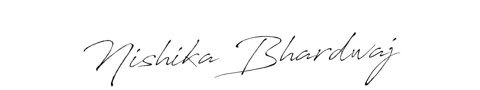 Also You can easily find your signature by using the search form. We will create Nishika Bhardwaj name handwritten signature images for you free of cost using Antro_Vectra sign style. Nishika Bhardwaj signature style 6 images and pictures png