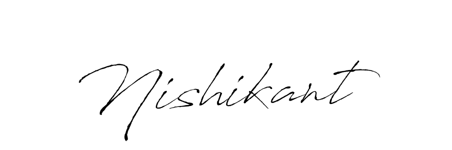 if you are searching for the best signature style for your name Nishikant. so please give up your signature search. here we have designed multiple signature styles  using Antro_Vectra. Nishikant signature style 6 images and pictures png