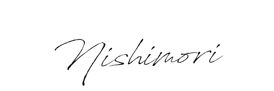 Make a beautiful signature design for name Nishimori. With this signature (Antro_Vectra) style, you can create a handwritten signature for free. Nishimori signature style 6 images and pictures png