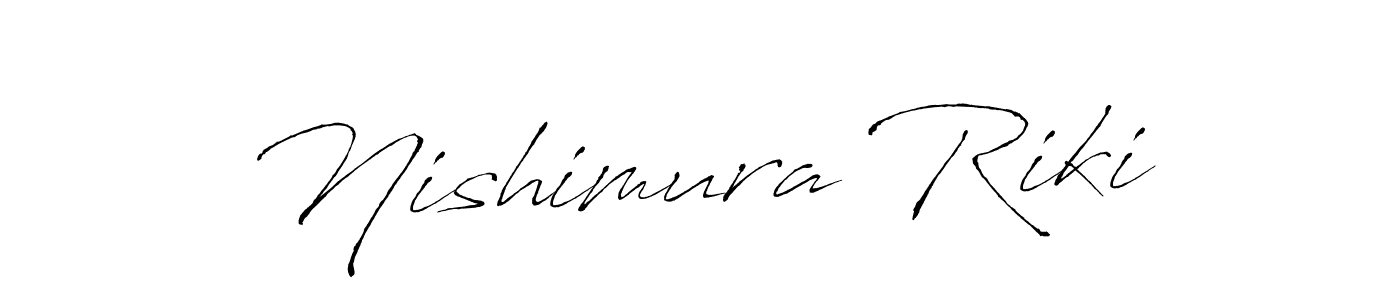 Similarly Antro_Vectra is the best handwritten signature design. Signature creator online .You can use it as an online autograph creator for name Nishimura Riki. Nishimura Riki signature style 6 images and pictures png