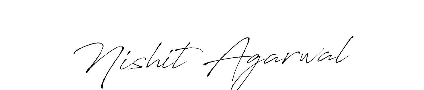 Make a beautiful signature design for name Nishit Agarwal. Use this online signature maker to create a handwritten signature for free. Nishit Agarwal signature style 6 images and pictures png
