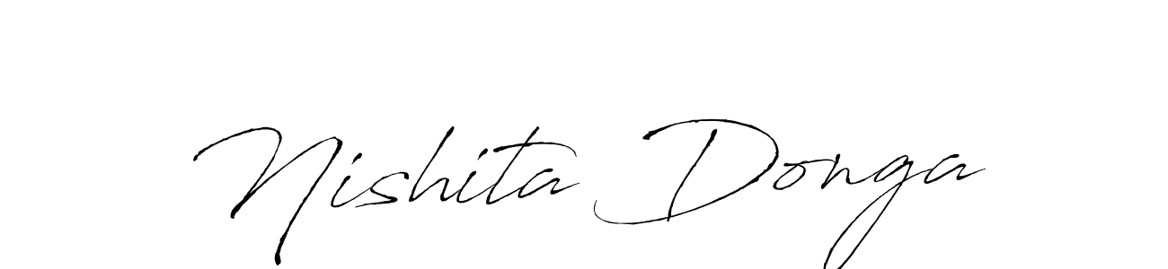 if you are searching for the best signature style for your name Nishita Donga. so please give up your signature search. here we have designed multiple signature styles  using Antro_Vectra. Nishita Donga signature style 6 images and pictures png