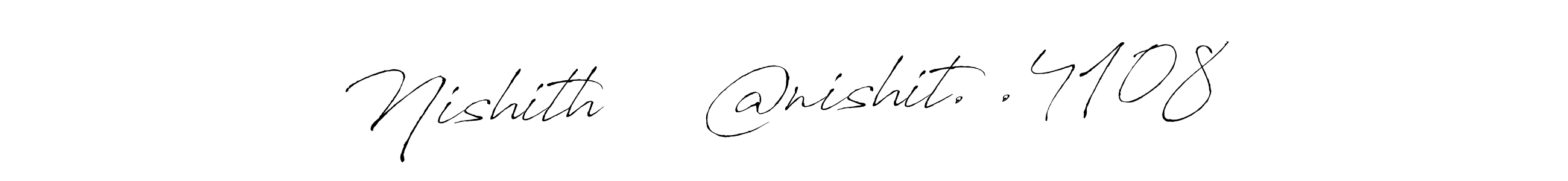 Make a beautiful signature design for name Nishith     @nishit. .4108. Use this online signature maker to create a handwritten signature for free. Nishith     @nishit. .4108 signature style 6 images and pictures png
