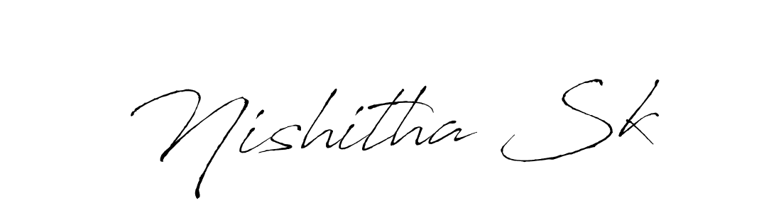 You can use this online signature creator to create a handwritten signature for the name Nishitha Sk. This is the best online autograph maker. Nishitha Sk signature style 6 images and pictures png