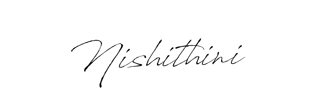 How to make Nishithini name signature. Use Antro_Vectra style for creating short signs online. This is the latest handwritten sign. Nishithini signature style 6 images and pictures png