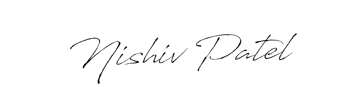 It looks lik you need a new signature style for name Nishiv Patel. Design unique handwritten (Antro_Vectra) signature with our free signature maker in just a few clicks. Nishiv Patel signature style 6 images and pictures png