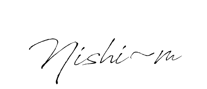 Also You can easily find your signature by using the search form. We will create Nishi~m name handwritten signature images for you free of cost using Antro_Vectra sign style. Nishi~m signature style 6 images and pictures png