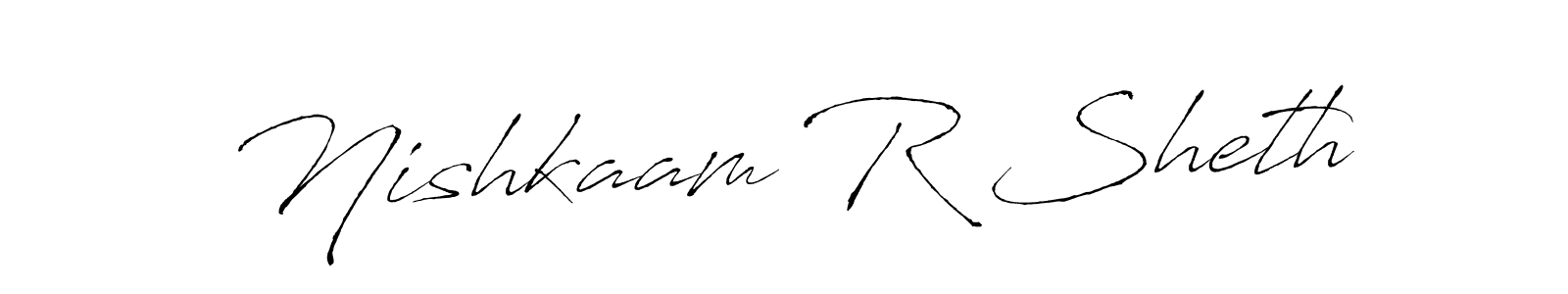 It looks lik you need a new signature style for name Nishkaam R Sheth. Design unique handwritten (Antro_Vectra) signature with our free signature maker in just a few clicks. Nishkaam R Sheth signature style 6 images and pictures png