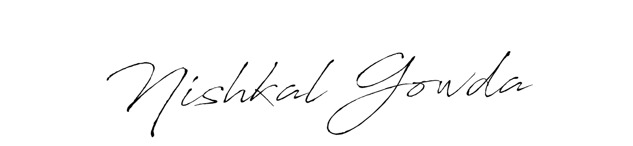 See photos of Nishkal Gowda official signature by Spectra . Check more albums & portfolios. Read reviews & check more about Antro_Vectra font. Nishkal Gowda signature style 6 images and pictures png