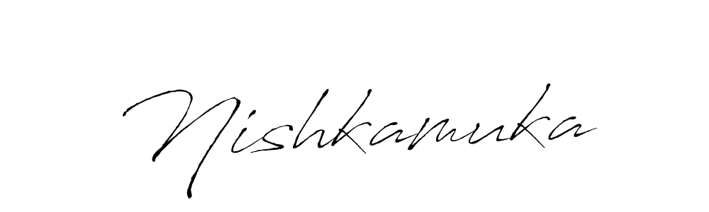 Also we have Nishkamuka name is the best signature style. Create professional handwritten signature collection using Antro_Vectra autograph style. Nishkamuka signature style 6 images and pictures png