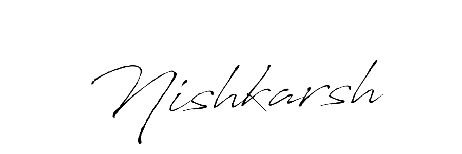 It looks lik you need a new signature style for name Nishkarsh. Design unique handwritten (Antro_Vectra) signature with our free signature maker in just a few clicks. Nishkarsh signature style 6 images and pictures png