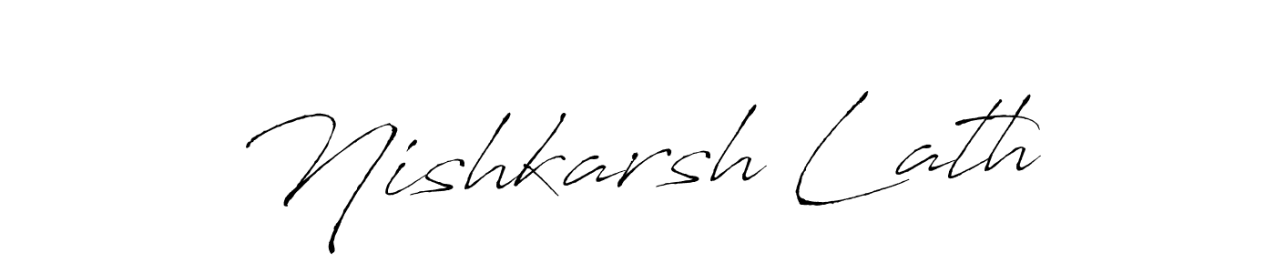 How to Draw Nishkarsh Lath signature style? Antro_Vectra is a latest design signature styles for name Nishkarsh Lath. Nishkarsh Lath signature style 6 images and pictures png