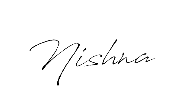 How to make Nishna name signature. Use Antro_Vectra style for creating short signs online. This is the latest handwritten sign. Nishna signature style 6 images and pictures png