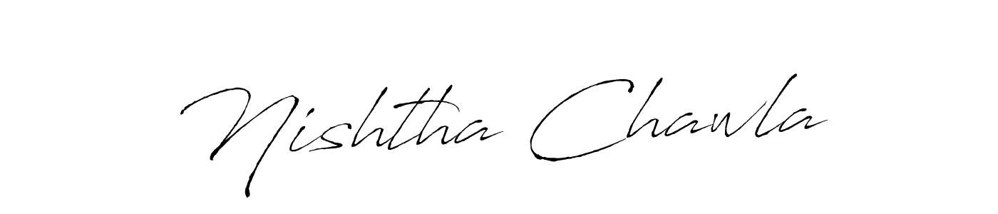 if you are searching for the best signature style for your name Nishtha Chawla. so please give up your signature search. here we have designed multiple signature styles  using Antro_Vectra. Nishtha Chawla signature style 6 images and pictures png