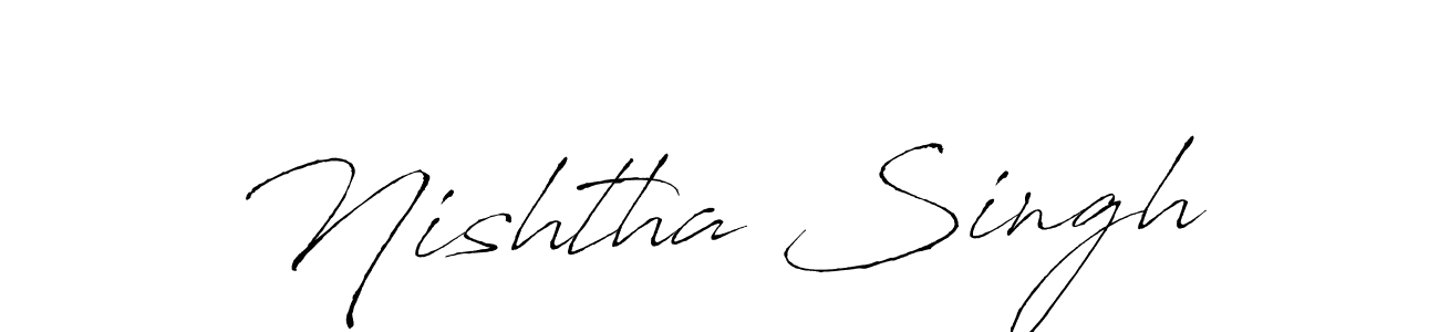 Antro_Vectra is a professional signature style that is perfect for those who want to add a touch of class to their signature. It is also a great choice for those who want to make their signature more unique. Get Nishtha Singh name to fancy signature for free. Nishtha Singh signature style 6 images and pictures png