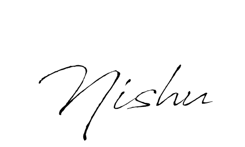 Make a beautiful signature design for name Nishu. Use this online signature maker to create a handwritten signature for free. Nishu signature style 6 images and pictures png