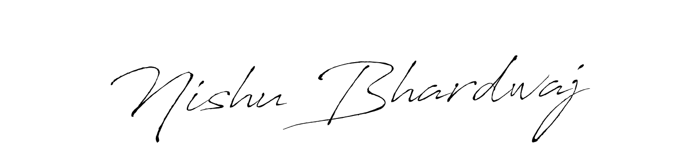 You can use this online signature creator to create a handwritten signature for the name Nishu Bhardwaj. This is the best online autograph maker. Nishu Bhardwaj signature style 6 images and pictures png