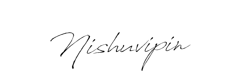 Use a signature maker to create a handwritten signature online. With this signature software, you can design (Antro_Vectra) your own signature for name Nishuvipin. Nishuvipin signature style 6 images and pictures png