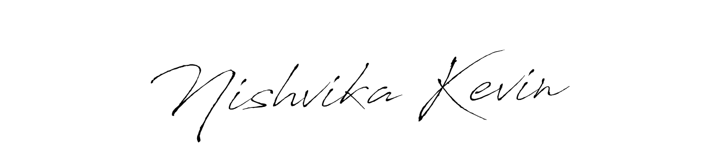 How to Draw Nishvika Kevin signature style? Antro_Vectra is a latest design signature styles for name Nishvika Kevin. Nishvika Kevin signature style 6 images and pictures png