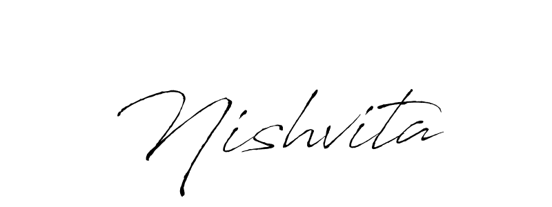 Make a beautiful signature design for name Nishvita. With this signature (Antro_Vectra) style, you can create a handwritten signature for free. Nishvita signature style 6 images and pictures png