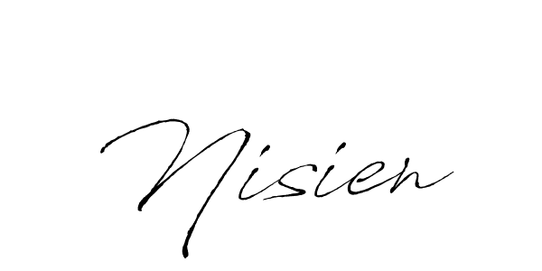 Also You can easily find your signature by using the search form. We will create Nisien name handwritten signature images for you free of cost using Antro_Vectra sign style. Nisien signature style 6 images and pictures png