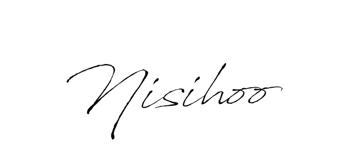 The best way (Antro_Vectra) to make a short signature is to pick only two or three words in your name. The name Nisihoo include a total of six letters. For converting this name. Nisihoo signature style 6 images and pictures png