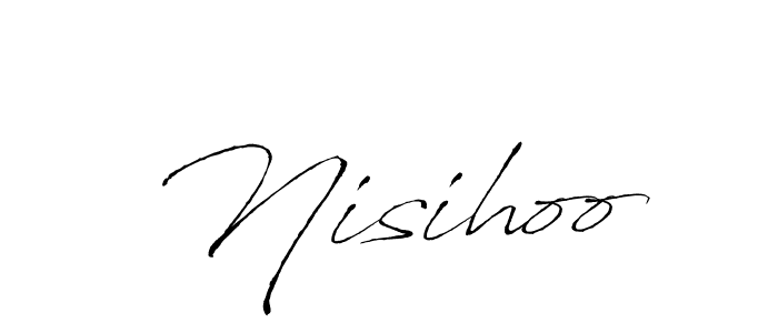 The best way (Antro_Vectra) to make a short signature is to pick only two or three words in your name. The name Nisihoo include a total of six letters. For converting this name. Nisihoo signature style 6 images and pictures png