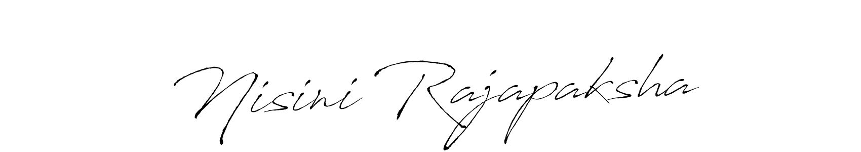 Nisini Rajapaksha stylish signature style. Best Handwritten Sign (Antro_Vectra) for my name. Handwritten Signature Collection Ideas for my name Nisini Rajapaksha. Nisini Rajapaksha signature style 6 images and pictures png
