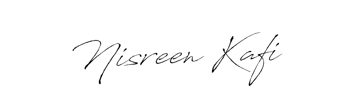 Antro_Vectra is a professional signature style that is perfect for those who want to add a touch of class to their signature. It is also a great choice for those who want to make their signature more unique. Get Nisreen Kafi name to fancy signature for free. Nisreen Kafi signature style 6 images and pictures png