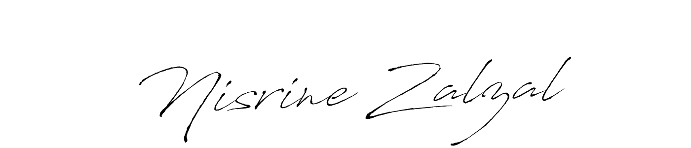 Design your own signature with our free online signature maker. With this signature software, you can create a handwritten (Antro_Vectra) signature for name Nisrine Zalzal. Nisrine Zalzal signature style 6 images and pictures png