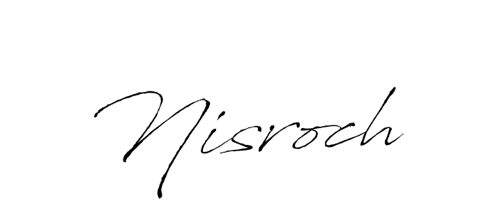 How to make Nisroch signature? Antro_Vectra is a professional autograph style. Create handwritten signature for Nisroch name. Nisroch signature style 6 images and pictures png