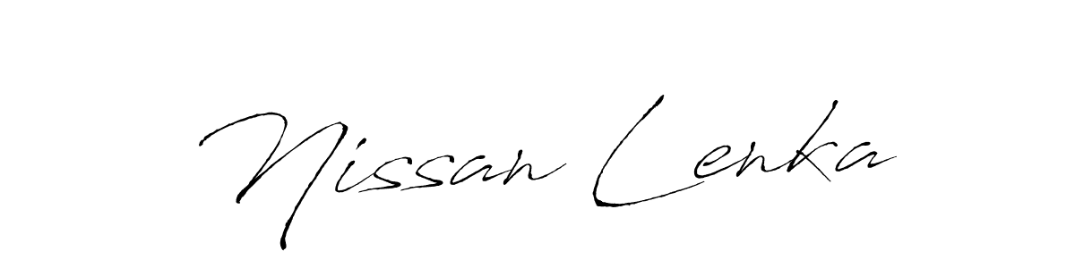 Nissan Lenka stylish signature style. Best Handwritten Sign (Antro_Vectra) for my name. Handwritten Signature Collection Ideas for my name Nissan Lenka. Nissan Lenka signature style 6 images and pictures png