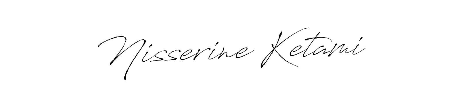 Use a signature maker to create a handwritten signature online. With this signature software, you can design (Antro_Vectra) your own signature for name Nisserine Ketami. Nisserine Ketami signature style 6 images and pictures png