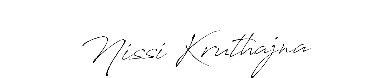 It looks lik you need a new signature style for name Nissi Kruthajna. Design unique handwritten (Antro_Vectra) signature with our free signature maker in just a few clicks. Nissi Kruthajna signature style 6 images and pictures png