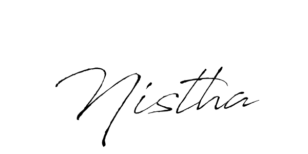 Also we have Nistha name is the best signature style. Create professional handwritten signature collection using Antro_Vectra autograph style. Nistha signature style 6 images and pictures png