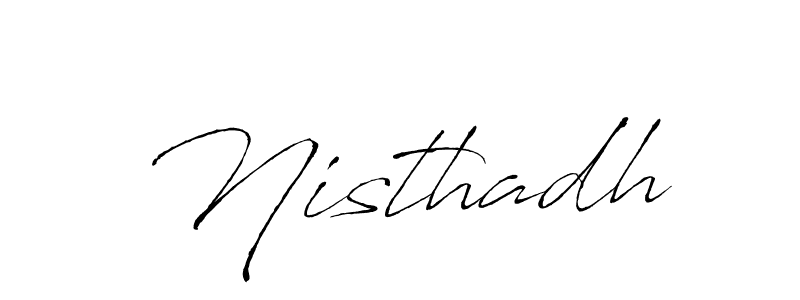 How to make Nisthadh name signature. Use Antro_Vectra style for creating short signs online. This is the latest handwritten sign. Nisthadh signature style 6 images and pictures png