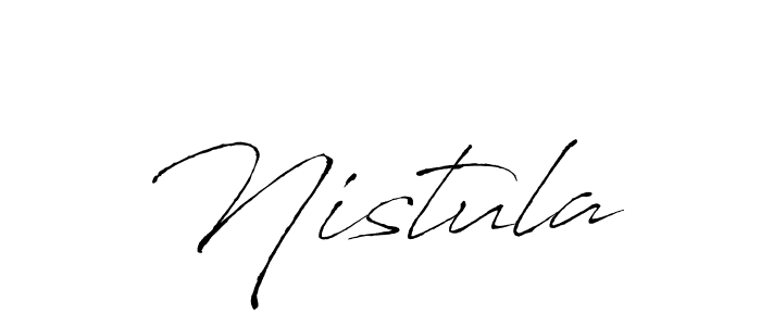 Create a beautiful signature design for name Nistula. With this signature (Antro_Vectra) fonts, you can make a handwritten signature for free. Nistula signature style 6 images and pictures png