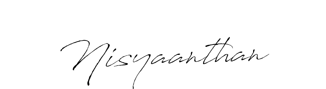 How to make Nisyaanthan signature? Antro_Vectra is a professional autograph style. Create handwritten signature for Nisyaanthan name. Nisyaanthan signature style 6 images and pictures png
